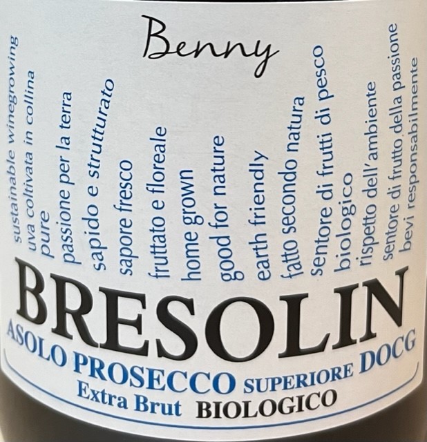 Bresolin Prosecco Benny Asolo Superiore Extra Brut NV 750ml